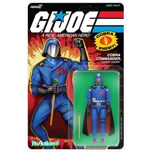 Super7 - G.I. Joe - ReAction+ Wv6 - Cobra Commander (Movie, Black Cape)